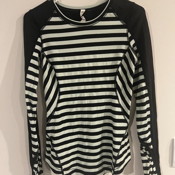 Lululemon striped long sleeve top size 4 - Picture 3 of 10